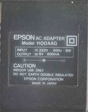 Epson AC adapter