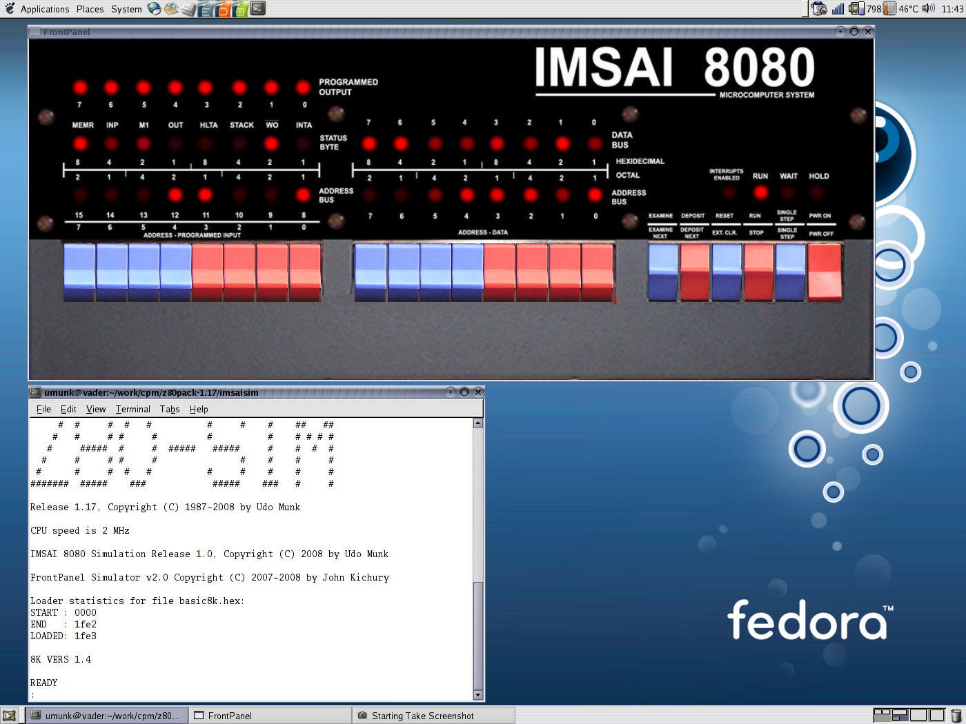 IMSAI 8080 running BASIC 8K